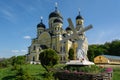 View of Hincu Monastery in spring, Republic of Moldova